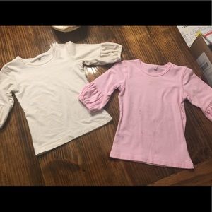 Solid Puff Sleeve Tops